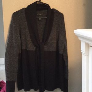 Cynthia Rowley Two tone color blocked cardigan